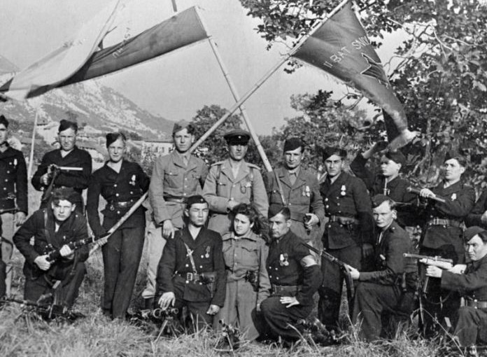 Montenegrin partisans during World War II