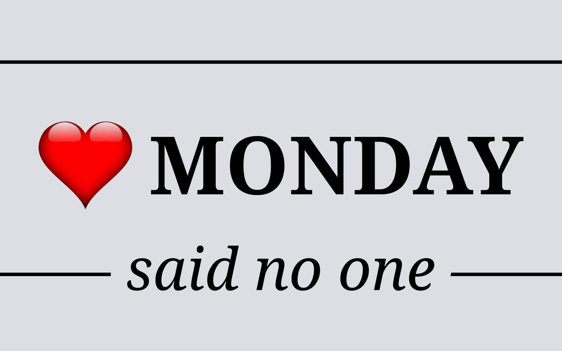 How Monday sucks and why we should get rid of it